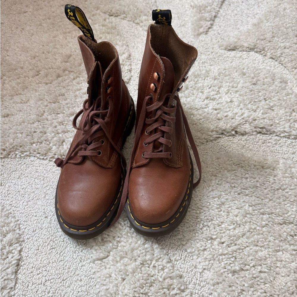 Dr. Martens Brown Leather Boots